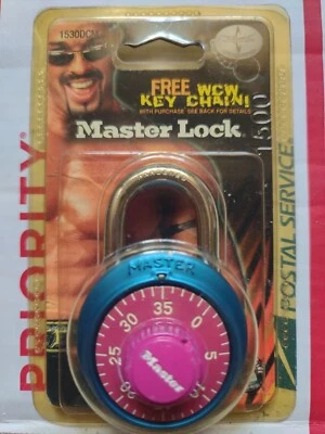 Artículo WCW Master Lock #1530DCM con oferta de llavero gratis - Buff Bagwell año 2000 Foto 1 de 4