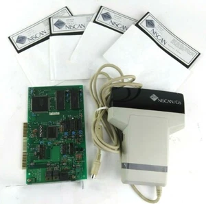 Niscan GS Handscanner 4 Programm Disketten Netzwerkkarte Vintage 1989 Computer - Bild 1 von 12