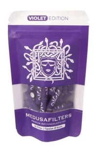 50 MEDUSA Aktivkohlefilter VIOLET  6 mm Filter Pfeifenfilter Kohlefilter - Bild 1 von 2