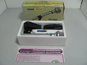 Vintage Unisound Electret Model EM-86D MK2 Cardioid Condenser Microphone Working - Bild 1 von 13