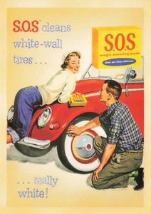 Postcard Advertising SOS Magic Scouring Pads 4x6 Modern Print - Bild 1 von 2