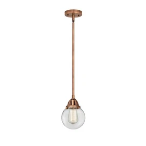 Innovations Beacon 1 Light 8.5" Mini Pendant, AC/Clear - 288-1S-AC-G202-6 - Picture 1 of 1