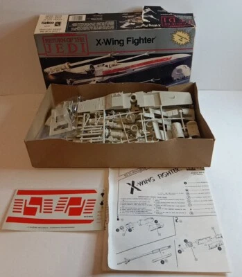 1983 STAR WARS return of the jedi X-Wing Fighter vintage mpc Model Kit Complete. - Image 1 of 2