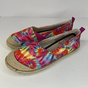 Sugar Evermore Damen-Espadrille-Flats mehrfarbig Batik Größe 8,5 neu ohne Karton - Bild 1 von 9