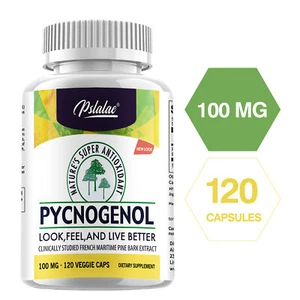 Cápsulas de Pycnogenol - Apoyo saludable a la función vascular, eliminador de radicales libres - Imagen 1 de 13