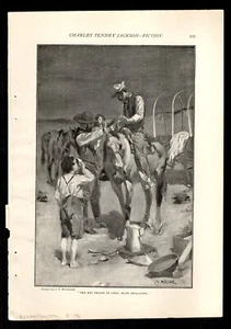 Illustration J. N. Marchand Cowboy 1903 - Picture 1 of 1