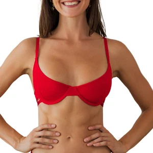 NUOVO WICKED WEASEL reggiseno intimo e lingerie 1411 bambù corpo scarlatto ferretto - Foto 1 di 9