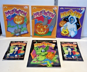 Vintage 1998 - Kmart Halloween Coloring Books (Qty 6) - Imagen 1 de 6
