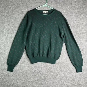 Vintage Tricots St Raphael Sweater Virgin Wool Men’s L Green Pullover Classic - Picture 1 of 7