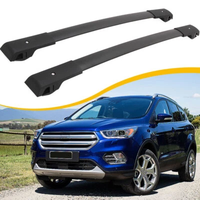 Roof Rack Cross Bars Fit for Ford Escape Kuga 2013-2019 With Raised Side Rail — 第 1/4 张图片