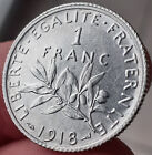 Monnaie 1 franc 1918 Semeuse SUP