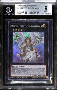 Yu-Gi-Oh! - Minerva, The Exalted Lightsworn YCSW-EN008 BGS 9 MINT Very Rare - Picture 1 of 2