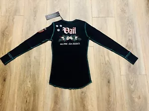 Top Alp-n-Rock Pinecone Henley Vail Top S nuovo con etichette - Foto 1 di 5