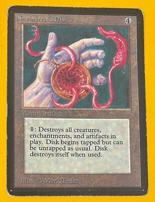 MTG NEVINYRRAL'S DISK Beta (OldManMTG 007-813) - Image 1 of 4