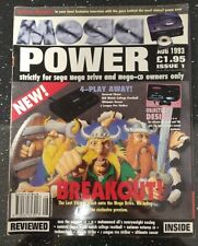 Mega Power Magazine Issue 1 Aug 1993 Sega Mega drive Mega CD Dave Perry