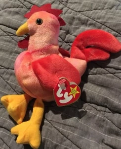 NEU Beanie Babies Strut 1996 FEHLER selten Baby Ty ORIGINAL BESITZER Bär im Ruhestand - Bild 1 von 8