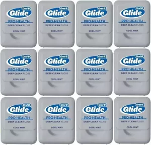 Glide Deep Clean Floss Cool Mint 43.70 Yards (pack of 12) - Picture 1 of 4