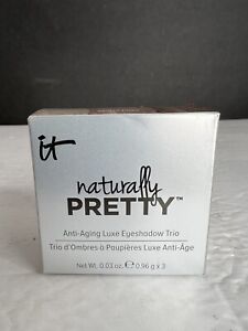 It Cosmetics Naturally Pretty Eyeshadow Trio (Matte Luxe) Full Size - BNIB