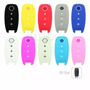 Silicone Case Cover fit for NISSAN Rogue Kicks Remote Smart Key Fob 3 Button - Picture 1 of 41