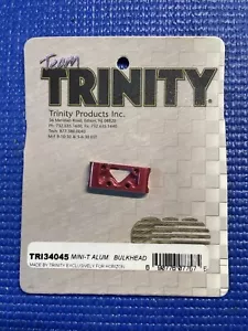 Trinity Losi Mini-T Red Anodized Front Arm Mount Horizon New 1/18 - Picture 1 of 1