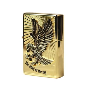Zippo King of the SKY GD Lighter Genuine Org Packing 6 Flints set GIFT - Picture 1 of 12