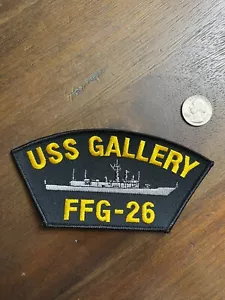 USS GALLERY FFG-26 NAVY Mütze oder Jacke Patch, Militär Abzeichen - Bild 1 von 2