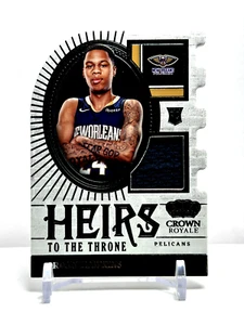 2023 Panini Crown Royale Rookie Heirs To the Throne Die-Cut Jordan Hawkins - Picture 1 of 2