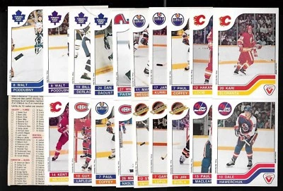1983-84 VACHON NHL HOCKEY CARD IN PANEL, SINGLE, LOT 1-140 & VARIATION SEE LIST - Image 1 of 4