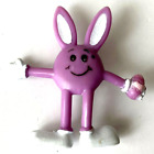 BROCHE VINTAGE LAPIN PAQUES OEUF Easter egg rabbit 5,2cm état NEUF Adorable