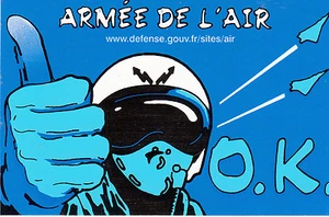 AUTOCOLLANT "RECRUTEMENT ARMEE DE L'AIR" / 6 - Imagen 1 de 1