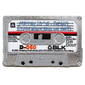 Metallica No Life 'Til Leather Patch Demo Mix Tape Embroidered Iron On - Picture 1 of 2