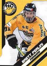 Ice Hockey Trading Card 2020 -21, #91 BRETT PERLINI  Pusteral, ex Nottingham Pan