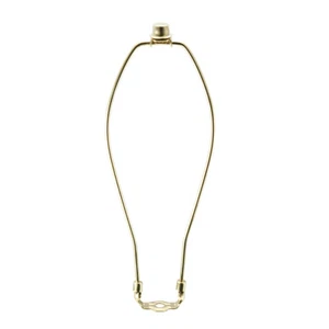 Lamp Harp Finial Holder Set 12 inch Polished Brass for Table and Floor Lamps - Imagen 1 de 5