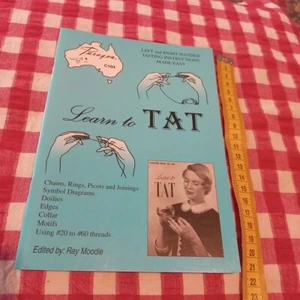 π Paragon C 104 Learn To Tat Ray Vicki Moodie 2006 Craft Moods Small Book Vgc - Picture 1 of 10