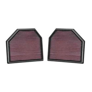 For 2012-2017 BMW M5 F10 K&N High Flow Replacement Air Filters Pair 33-2488 - Foto 1 di 1