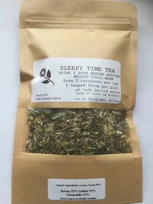 BELLS HERBALS SLEEP AID TEA-INSOMNIA-ORGANIC HERBAL-SLEEPY TIME-BROKEN SLEEP-RESTLESS NIGHTS