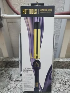 HOT TOOLS Pro Signature flipperloser Gold-Lockenstab 1-1/4 Zoll - Bild 1 von 3