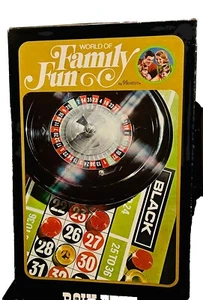 Hasbro World of Family Fun Roulette 1971 Complete Vintage - Picture 1 of 3