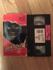 BLACKOUT VHS 1987 rare horror thriller cult