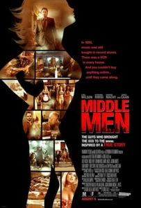 MIDDLE MEN ORIGINAL double sided MOVIE POSTER US One Sheet (JAMES CAAN) - Photo 1/1