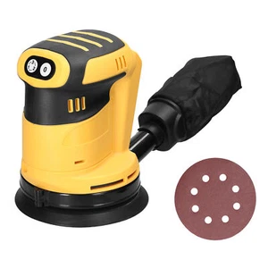 Smerigliatrice orbitale 125 mm motore spazzola senza fili smerigliatrice legno auto elettrica O3T0 - Foto 1 di 11
