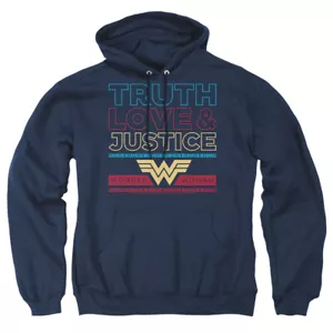 Wonder Woman 1984 "Truth Love Justice" Hoodie, Sweatshirt or Long Sleeve T-Shirt - Picture 1 of 10