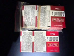 Lot of Winston pull out advertisement Millionaire Cash Quiz Contest Inserts - Picture 1 of 3