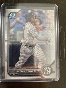 2022 Bowman Chrome JASON DOMINGUEZ Mojo Refractor Prospect # BCP-244 NY YANKEES 