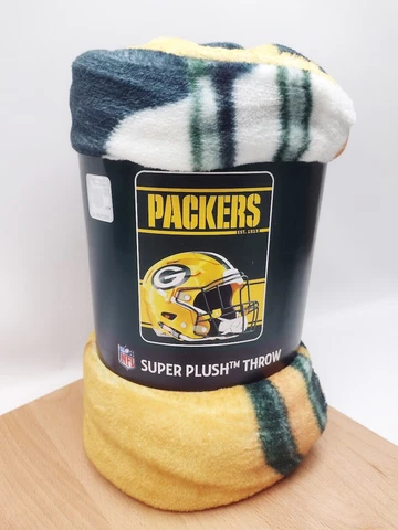 NFL Football - Plush Throw Blanket - Green Bay Packers (RUN) Cover