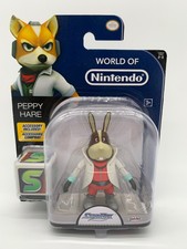 Peppy Star Fox action figure World of Nintendo 4" with S block toy