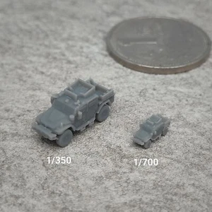 1/350/700 Harz Husky taktische Unterstützung Fahrzeug Tank 3D gedruckt Modell 3 Stck./5 Stck. - Bild 1 von 3