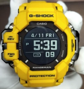 CASIO G-SHOCK RANGEMAN GPR-H1000-9JR Bluetooth GPS Radio Solar Watch JAPAN Used - Picture 1 of 12