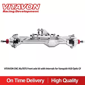 VITAVON H10 CNC Alu7075 Front axle kit with internals for Vanquish H10 Optic CF - Picture 1 of 13