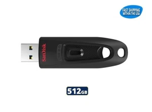 Sandisk Ultra 512GB USB 3.0 Flash Drive Thumb Drive Pen Drive - Picture 1 of 4